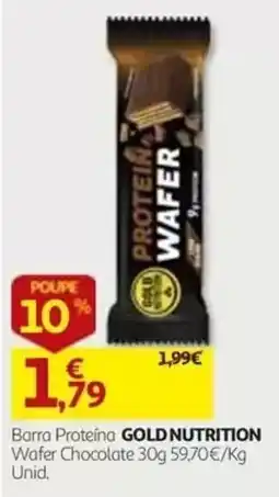 Auchan Barra Proteína gold nutrition promoção