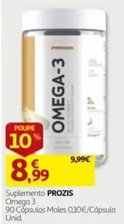 Auchan Suplemento prozis Omega 3 promoção