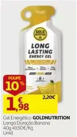 Auchan Gel Energético Goldnutrition promoção
