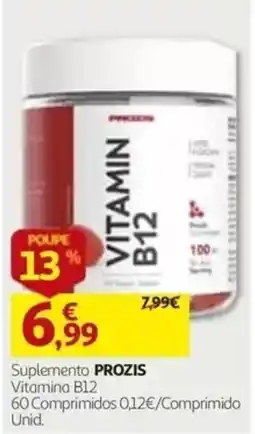 Auchan Suplemento prozis vitamina b12 promoção