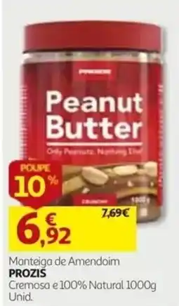 Auchan Manteiga de Amendoim PROZIS promoção