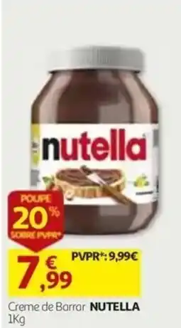 Auchan Creme de Barrar NUTELLA promoção