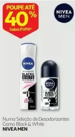Auchan Nivea men desodorantes gama black & white promoção