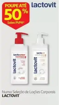 Auchan Lactovit loções corporais promoção