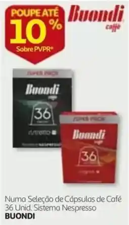 Auchan Cápsulas de Café Buondi promoção