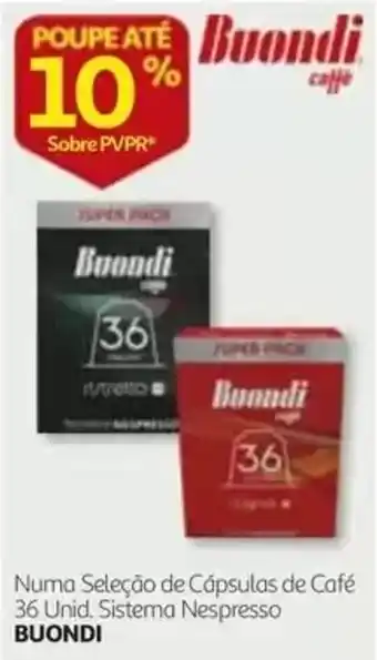 Auchan Cápsulas de Café Buondi promoção