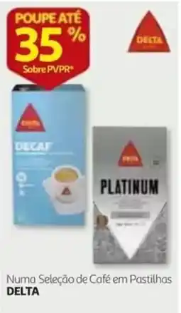 Auchan Numa Seleção de Café em Pastilhas Delta promoção