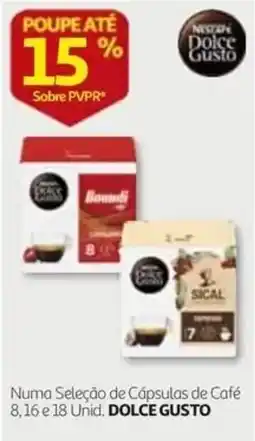Auchan Cápsulas de Café Dolce Gusto promoção