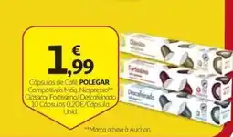 Auchan Cápsulas de Café Polegar promoção