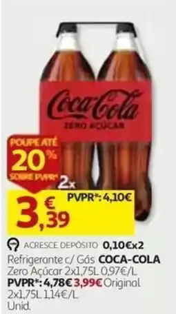 Auchan Coca-Cola Zero Açúcar promoção