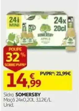Auchan Sidra somersby promoção