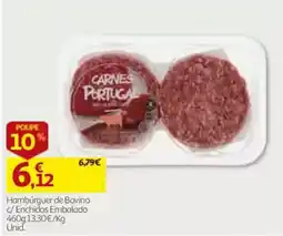 Auchan Carnes Portugal Hambúrguer de Bovino promoção