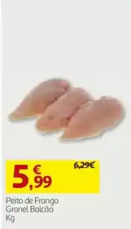 Auchan Peito de Frango Granel Balcão promoção