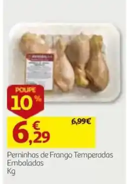 Auchan Perninhas de frango temperadas embaladas promoção