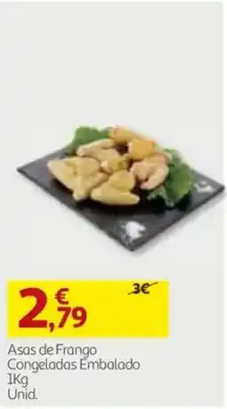 Auchan Asas de frango congeladas embalado promoção