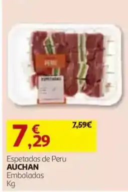 Auchan Espetadas de Peru Auchan promoção
