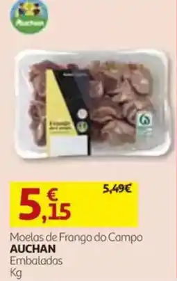 Auchan Moelas de Frango do Campo Auchan promoção