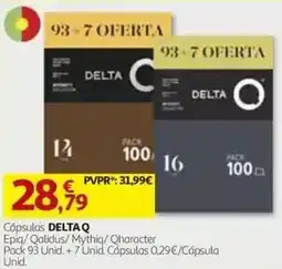 Auchan Cápsulas delta q promoção