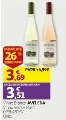 Auchan vinho branco aveleda promoção