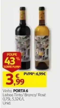 Auchan Vinho porta 6 promoção