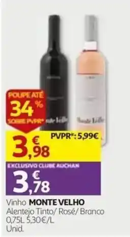 Auchan Vinho Monte Velho promoção