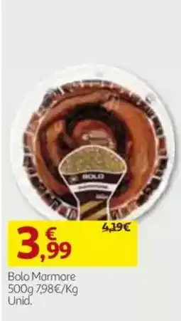Auchan Bolo Marmore promoção