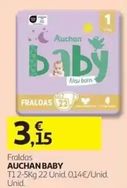 Auchan Fraldas auchan baby promoção