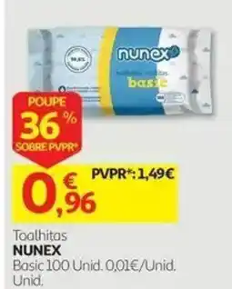 Auchan toalhitas nunex basic promoção