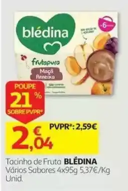 Auchan Tacinha de fruta blédina promoção