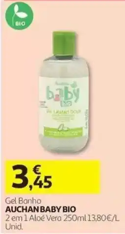 Auchan Gel Banho Auchan Baby Bio promoção