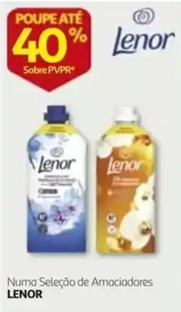 Auchan Numa Seleção de Amaciadores Lenor promoção