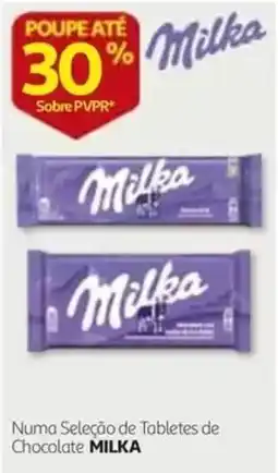Auchan Numa Seleção de Tabletes de Chocolate MILKA promoção