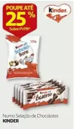 Auchan Numa Seleção de Chocolates Kinder promoção