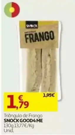 Auchan Triângulo de Frango Snock Good4me promoção