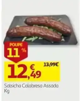 Auchan Salsicha Calabresa Assada promoção