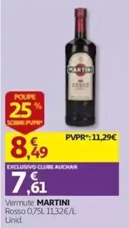 Auchan Vermute martini promoção
