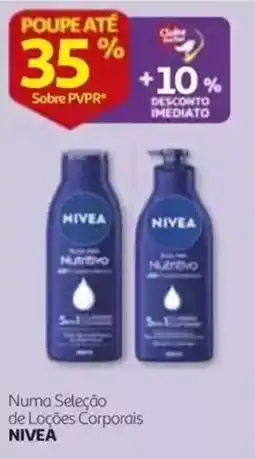 Auchan loções corporais nivea promoção