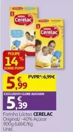Auchan Farinha Láctea CERELAC Original promoção