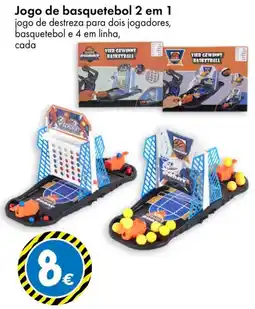 TEDi Jogo de basquetebol 2 em 1 promoção