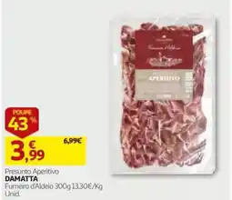 Auchan Presunto Aperitivo Damatta promoção