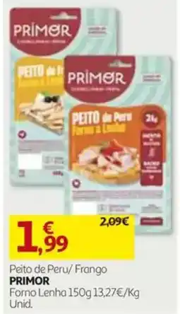 Auchan Peito de Peru/ Frango Primor promoção