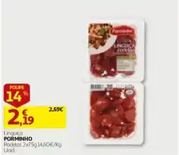 Auchan Linguiça Porminho promoção