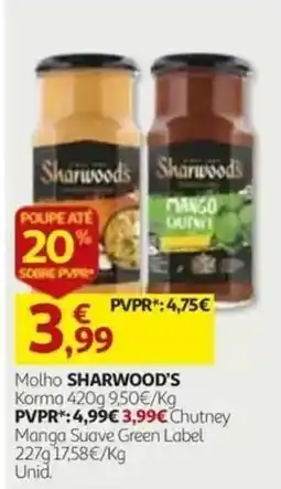 Auchan molho sharwood's promoção
