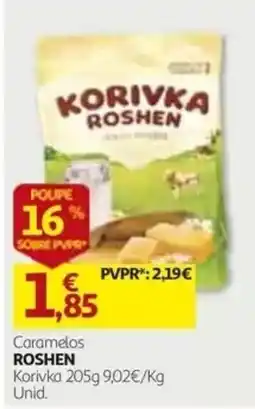 Auchan Caramelos roshen promoção