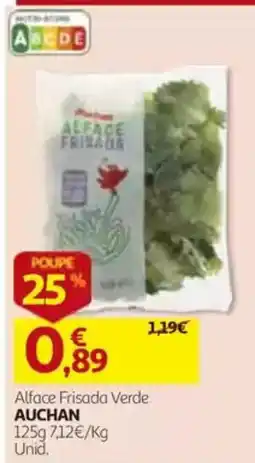 Auchan Alface Frisada Verde Auchan promoção