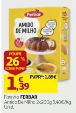 Auchan Farinha ferbar amidode milho promoção