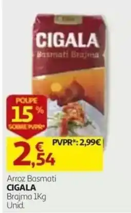 Auchan arroz basmati cigala promoção