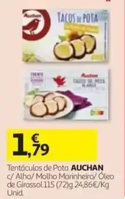 Auchan Tentáculos de Pota Auchan promoção