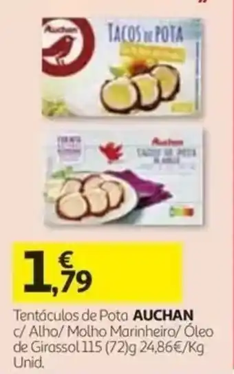 Auchan Tentáculos de Pota Auchan promoção