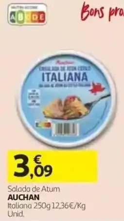 Auchan Salada de Atum Italiana promoção